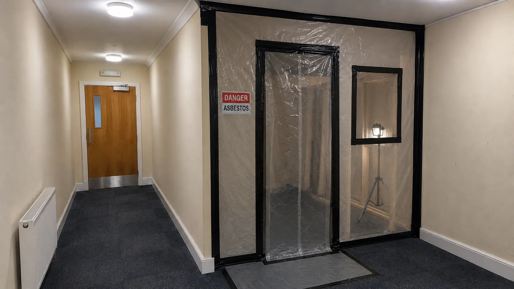 Asbestos Removal Services London material or work area